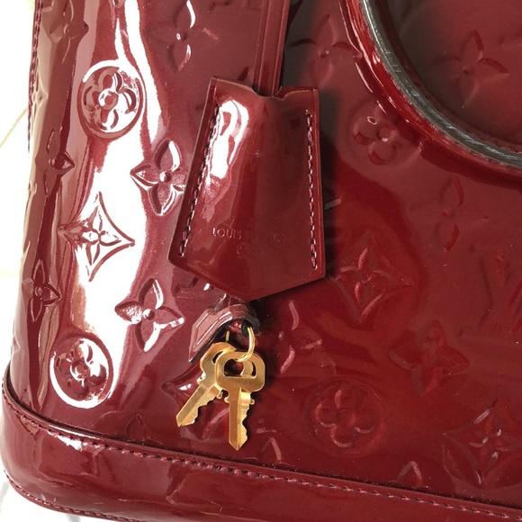 Louis Vuitton Alma PM Patent Leather Griotte RARE - Picture 5 of 8